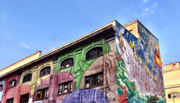 Street Art at Ostiense district